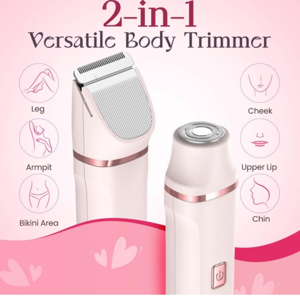 2-in-1 Versatile Body Trimmer - Pink